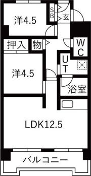 ダイアパレス菊水の間取り画像