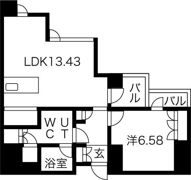 INFINITY22の間取り画像