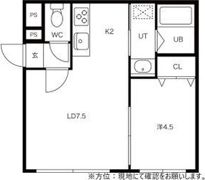 NOON澄川の間取り画像
