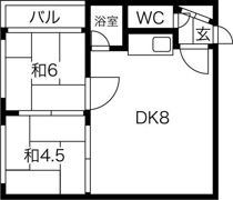 稲川マンションの間取り画像