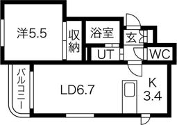 プランドールの間取り画像