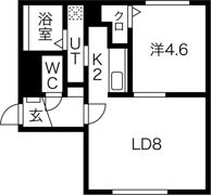 プレナス1の間取り画像