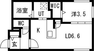 アルファレジデンス麻生の間取り画像