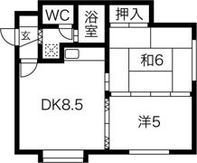 メゾン伊達の間取り画像