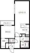 Daiya sfida Sapporo city（ダイヤ・スの間取り画像