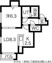 R-FREE南5西12の間取り画像
