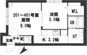 グランメール本郷通7Bの間取り画像