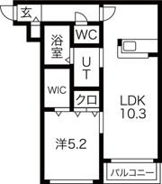 第12旭レジデンスの間取り画像