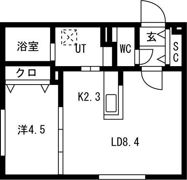 Mut福住（ムートフクズミ）の間取り画像