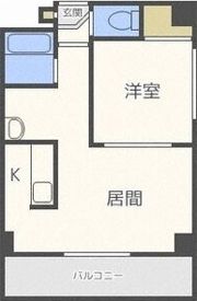 ドエル札幌南6条Iの間取り画像