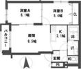 グランメール214IIIの間取り画像