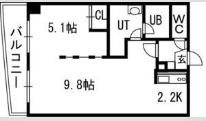 グランカーサ永山公園通 eastの間取り画像