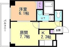 ラヴィ福住の間取り画像