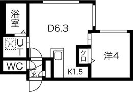 PRIMECOURT北円山の間取り画像