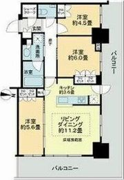 ライオンズタワー札幌の間取り画像