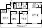 レインボーロード宮の森の間取り画像