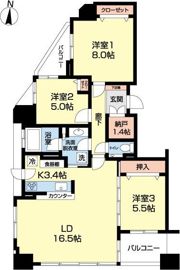クリーンリバーフィネス山鼻南の間取り画像