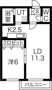 ポラリス中島公園の間取り画像