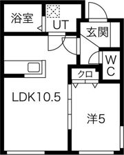リバーサウス菊水IIの間取り画像