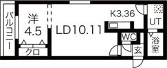 ラピスラズリの間取り画像