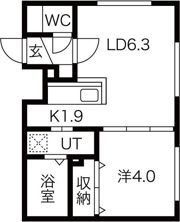 シティレジデンス北6条の間取り画像