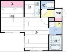リデーレ北大前の間取り画像