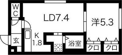 LUMIC平岸の間取り画像