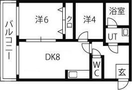 レピュート平岸の間取り画像
