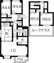 第2エクセルナガタの間取り画像