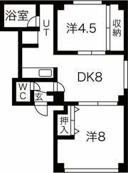 ノース266の間取り画像