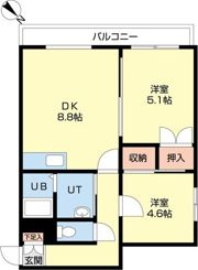 グランメール宮の沢の間取り画像