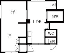 コーポラス華の間取り画像