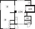 コーポラス華の間取り画像