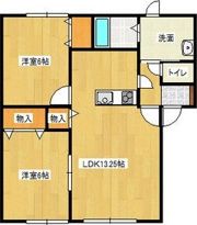 セジュール西町の間取り画像