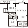 アムールアドニスの間取り画像