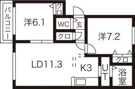 グランシャリオの間取り画像