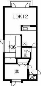 ハイム朝山の間取り画像