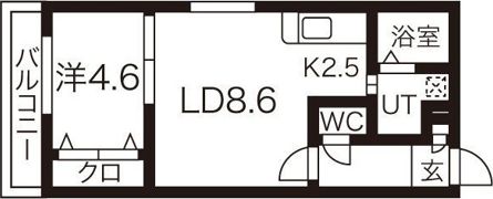 フェリスファミリアクアトロの間取り画像