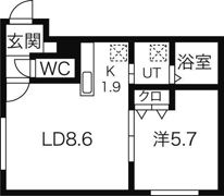 モンヴェール学園前の間取り画像