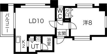 ノヴァ大通IIの間取り画像