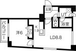 シャトレ東札幌の間取り画像