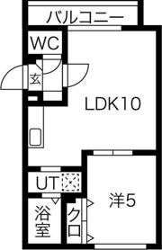 フォンテーヌ東札幌の間取り画像