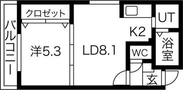 シティレジデンス南6条の間取り画像