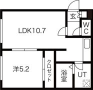 NOJU琴似の間取り画像