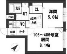 グランメール宮の沢駅の間取り画像