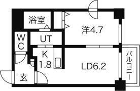 シュクル医大南の間取り画像