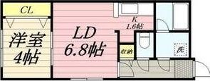 ラプレッツアグルーN12の間取り画像