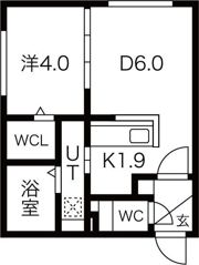 Casa Bianca札幌駅西口の間取り画像