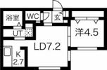 ブランシャールALAIN琴似の間取り画像