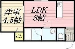 コーポ向日葵の間取り画像